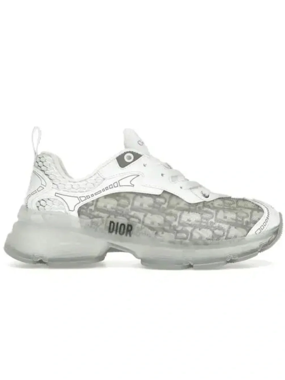 Christian Dior Oblique Transparent Logo Lace Up Vibe Sneakers Shoes Sz. 39 (9)